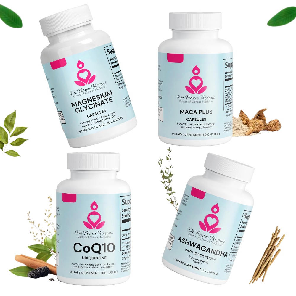 Fertility Stress + Energy Reset Pack - Restore hormonal harmony, energy, and calm before conception.