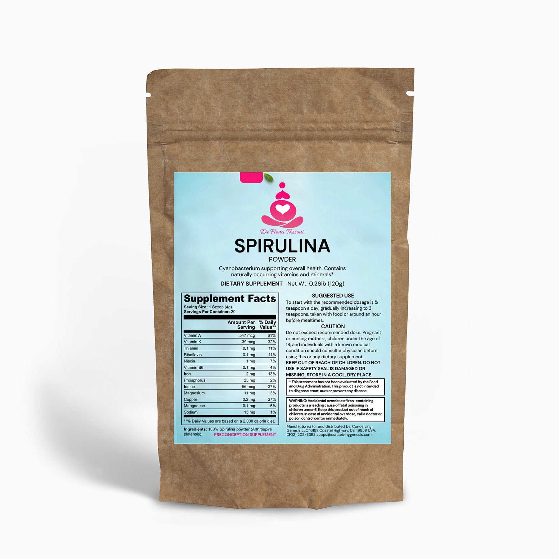 Spirulina Powder 125g