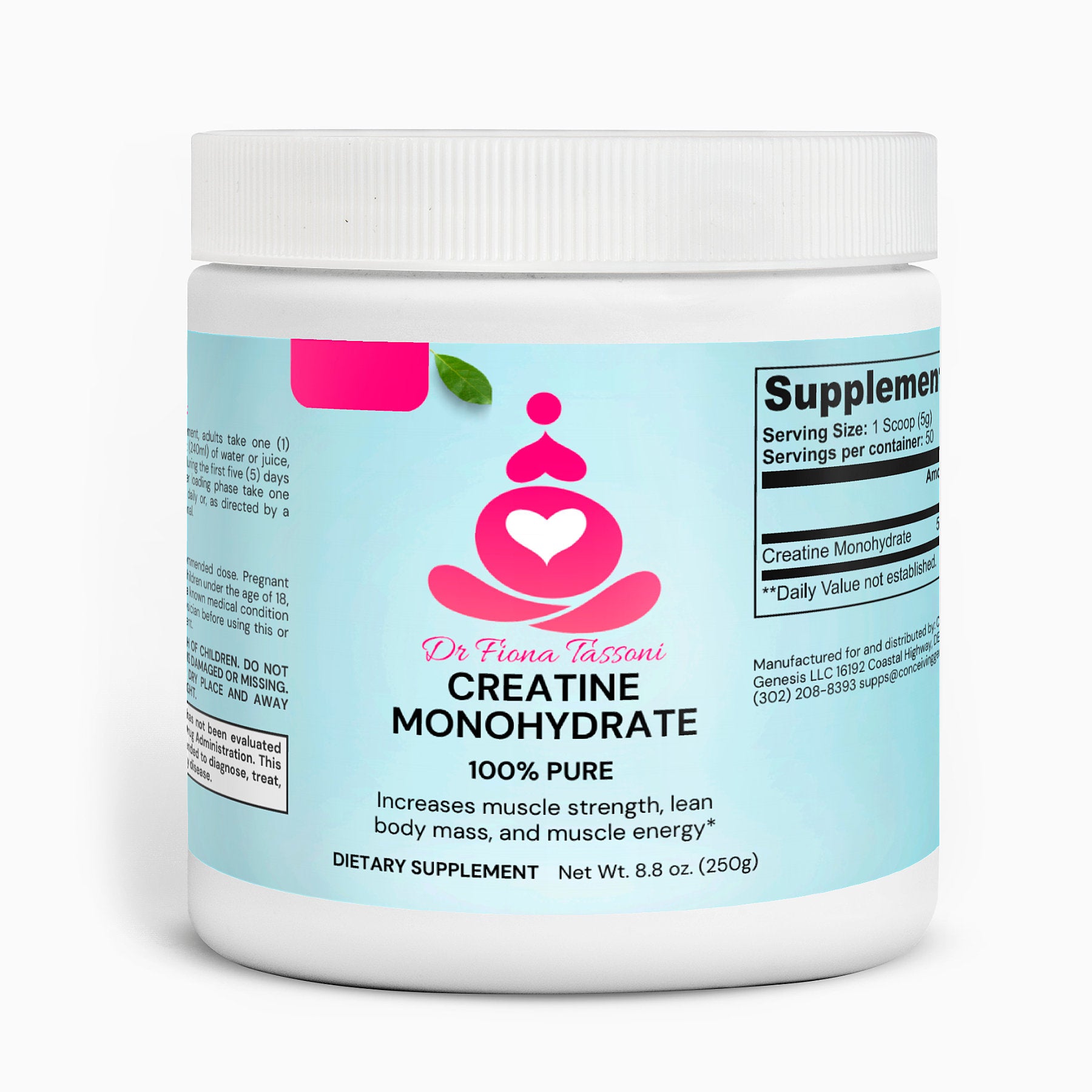 Pure Creatine Monohydrate Powder 250g