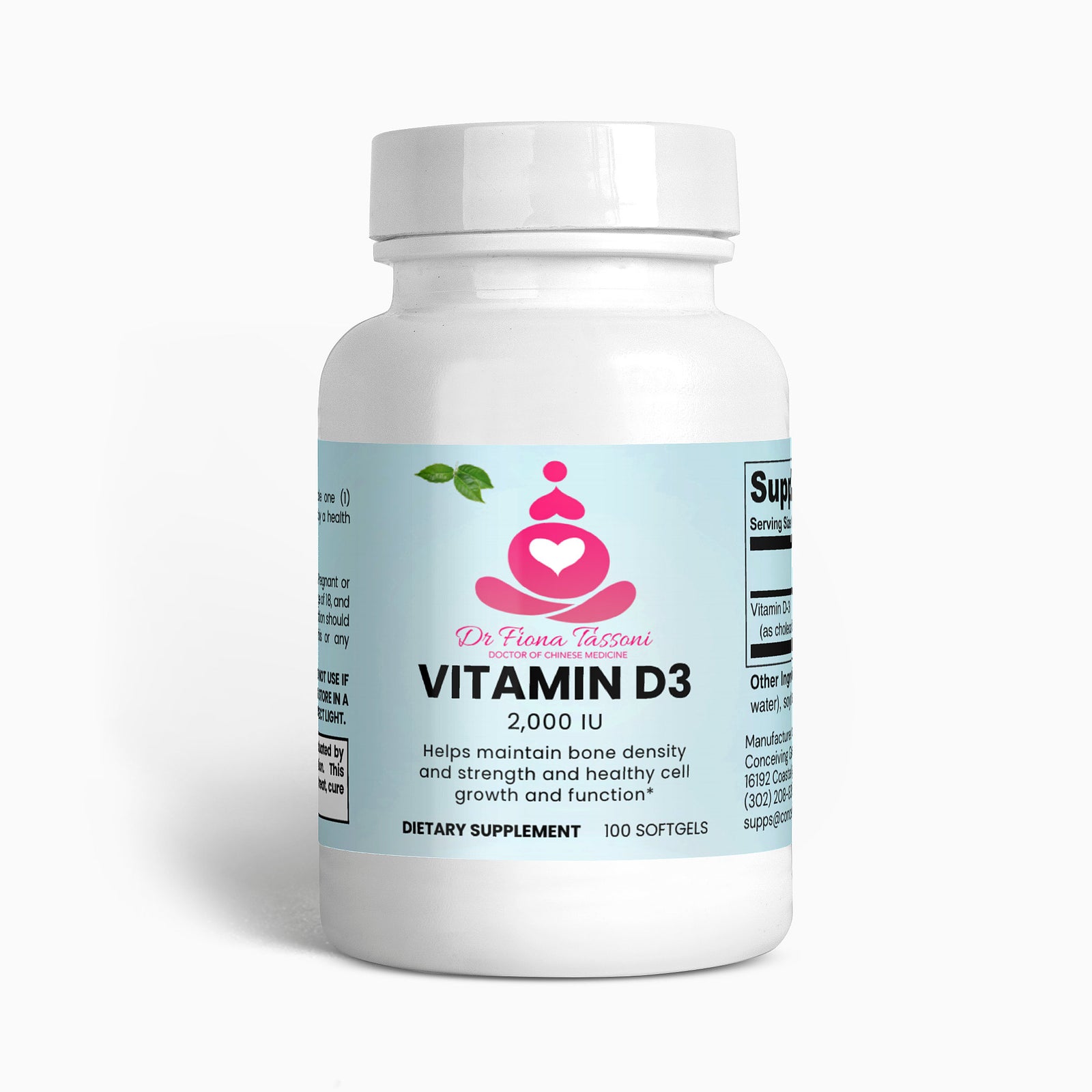 Vitamin D3 2,000 IU – Immune and Bone Support