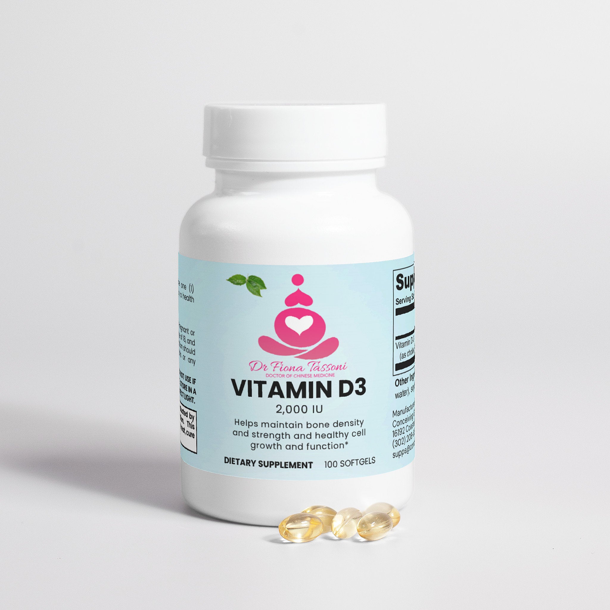 Vitamin D3 2,000 IU – Immune and Bone Support