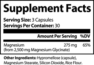 Magnesium Glycinate 200mg Capsules