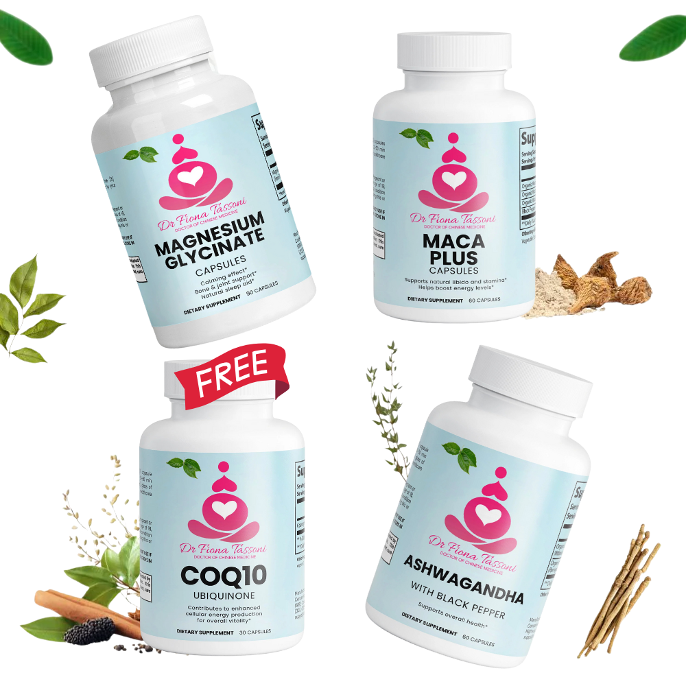 Fertility Stress + Energy Reset Pack - Restore hormonal harmony, energy, and calm before conception.